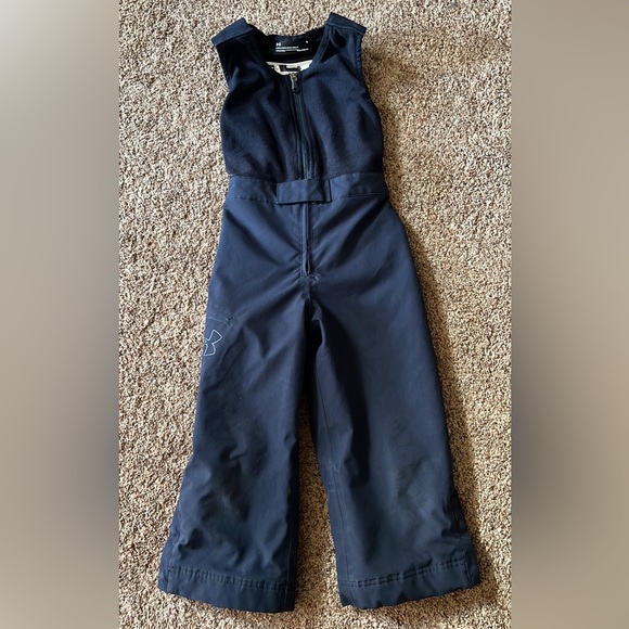 Under Armour Other - Under Armour Boys Size 5 Black Cold Gear Snowpants Overalls